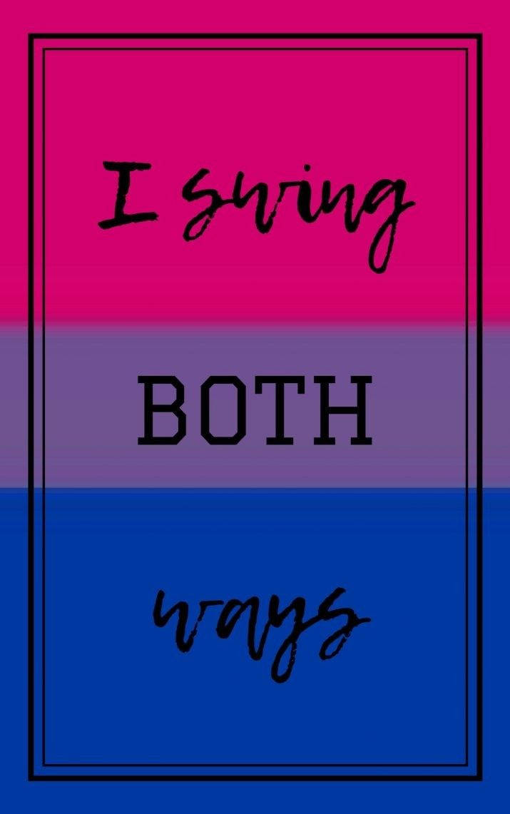 Bisexual Flag Swing Both Ways Wallpaper