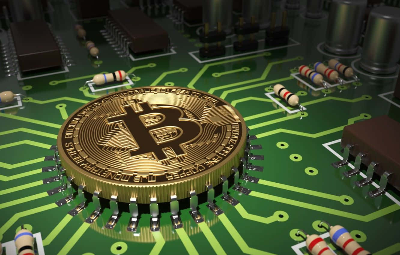 Bitcoin Circuit Board 4k Desktop Wallpaper