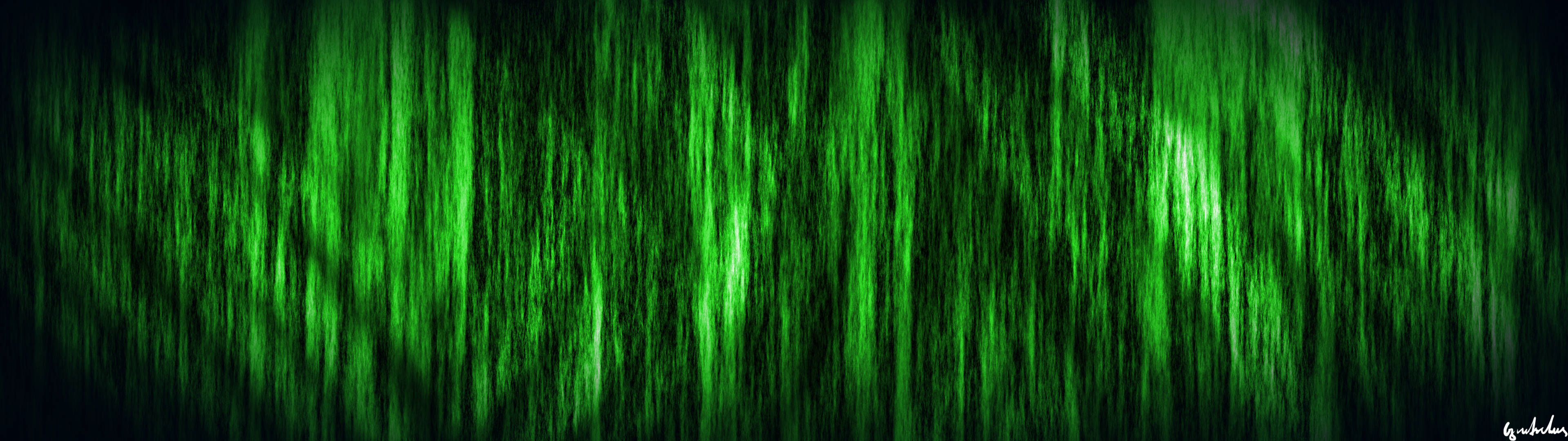Black And Green Fuzzy Background Wallpaper