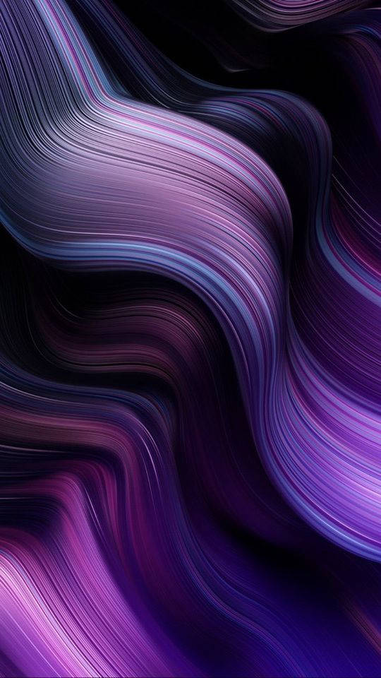 Black And Purple Aesthetic Abstract Painting Wallpaper