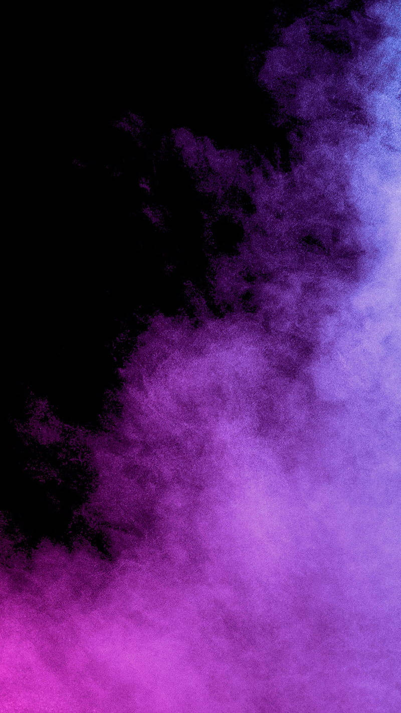 Black And Purple Aesthetic Smoke Wallpaper
