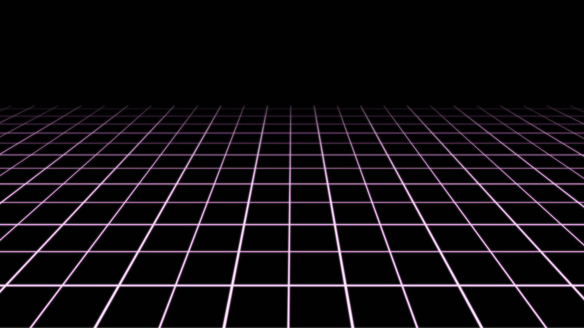 Black And Purple Horizon Grid Wallpaper