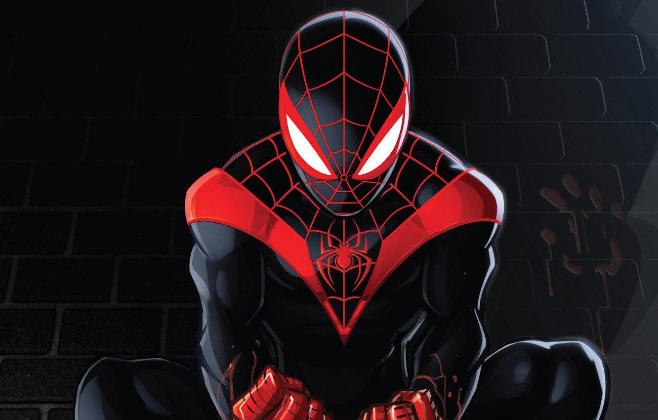 Black And Red Spider-man Wallpaper
