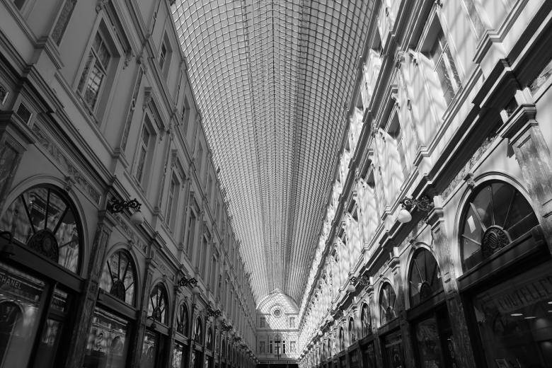 Black And White Brussels Gallery Wallpaper