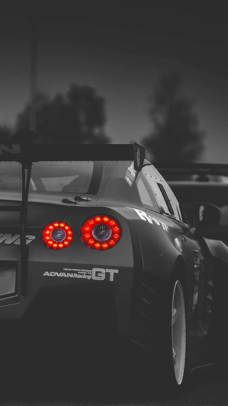 Black And White Gtr R35 Wallpaper