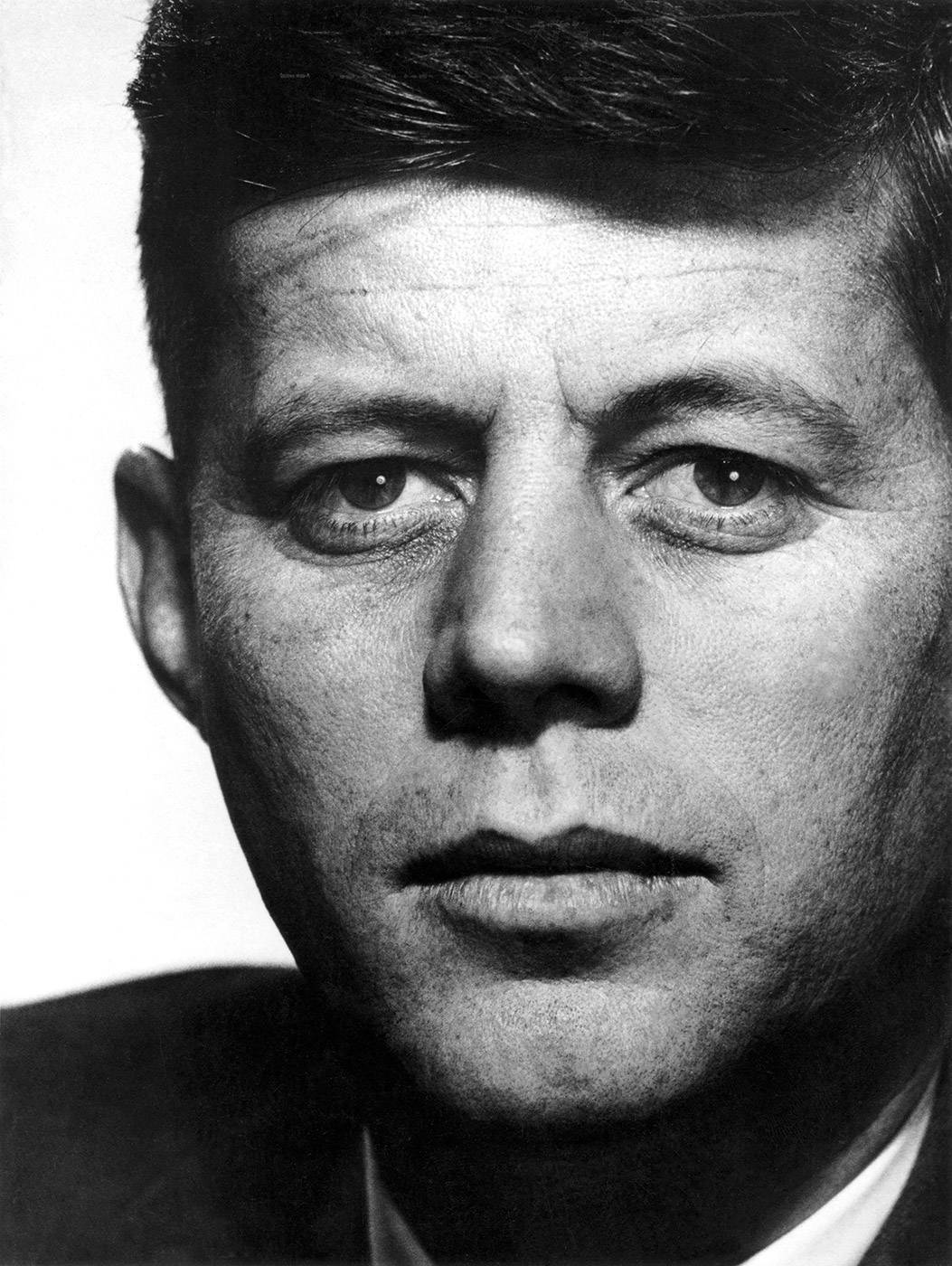 Black And White Portrait John F. Kennedy Wallpaper