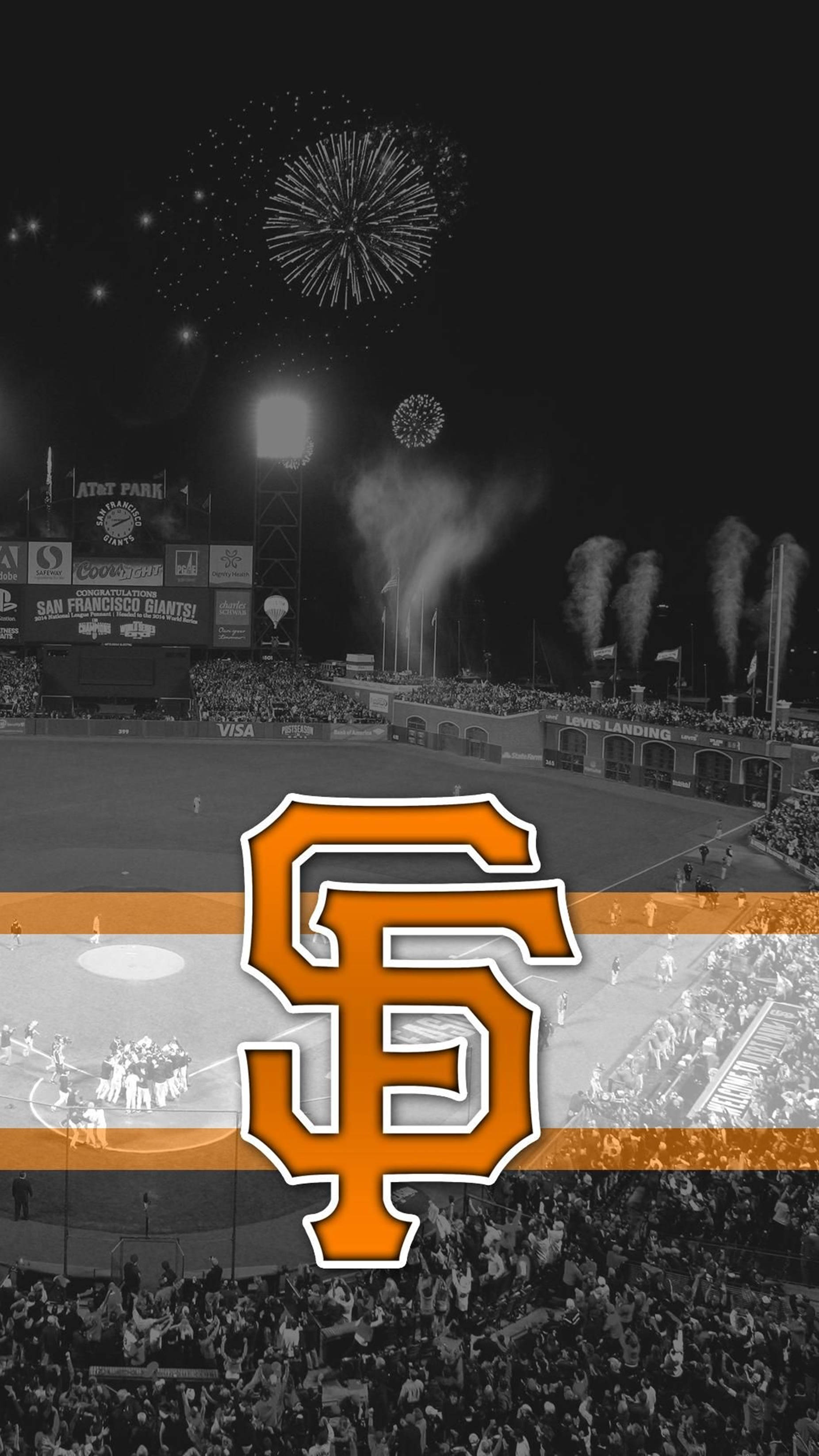 Black And White San Francisco Giants Logo Wallpaper