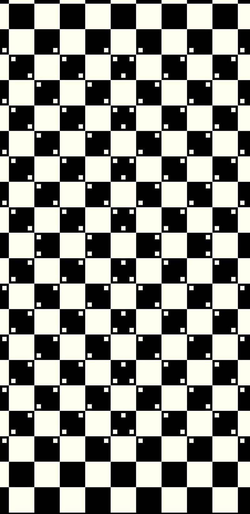 Black And White Squares Dice Wallpaper