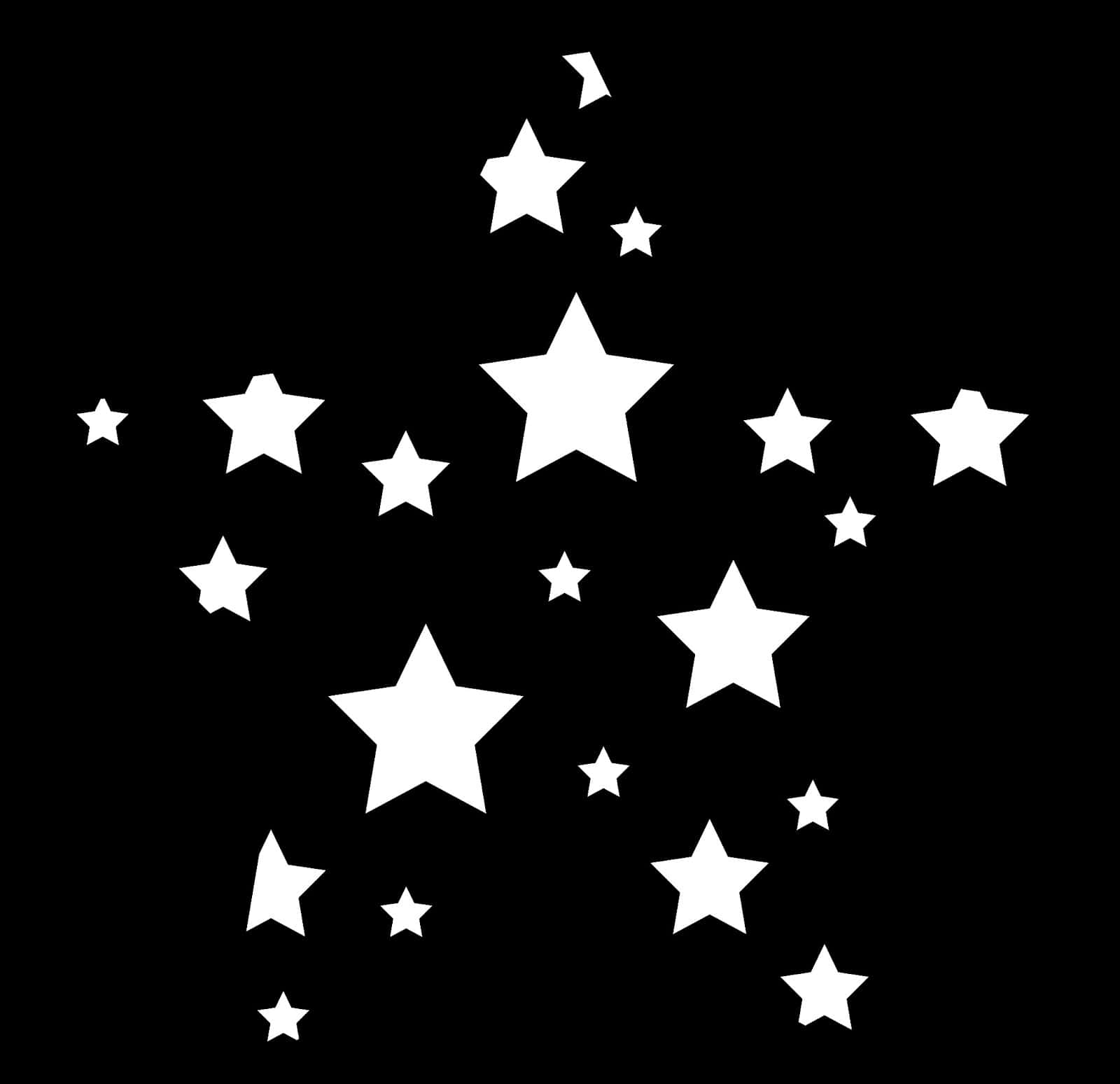 Black And White Star Wallpaper Wallpaper