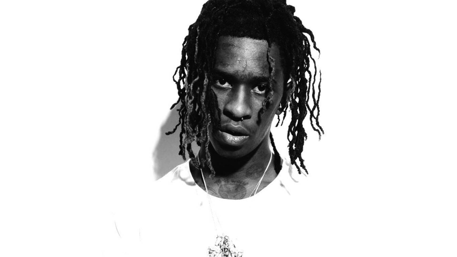 Download free Black And White Young Thug Wallpaper - MrWallpaper.com