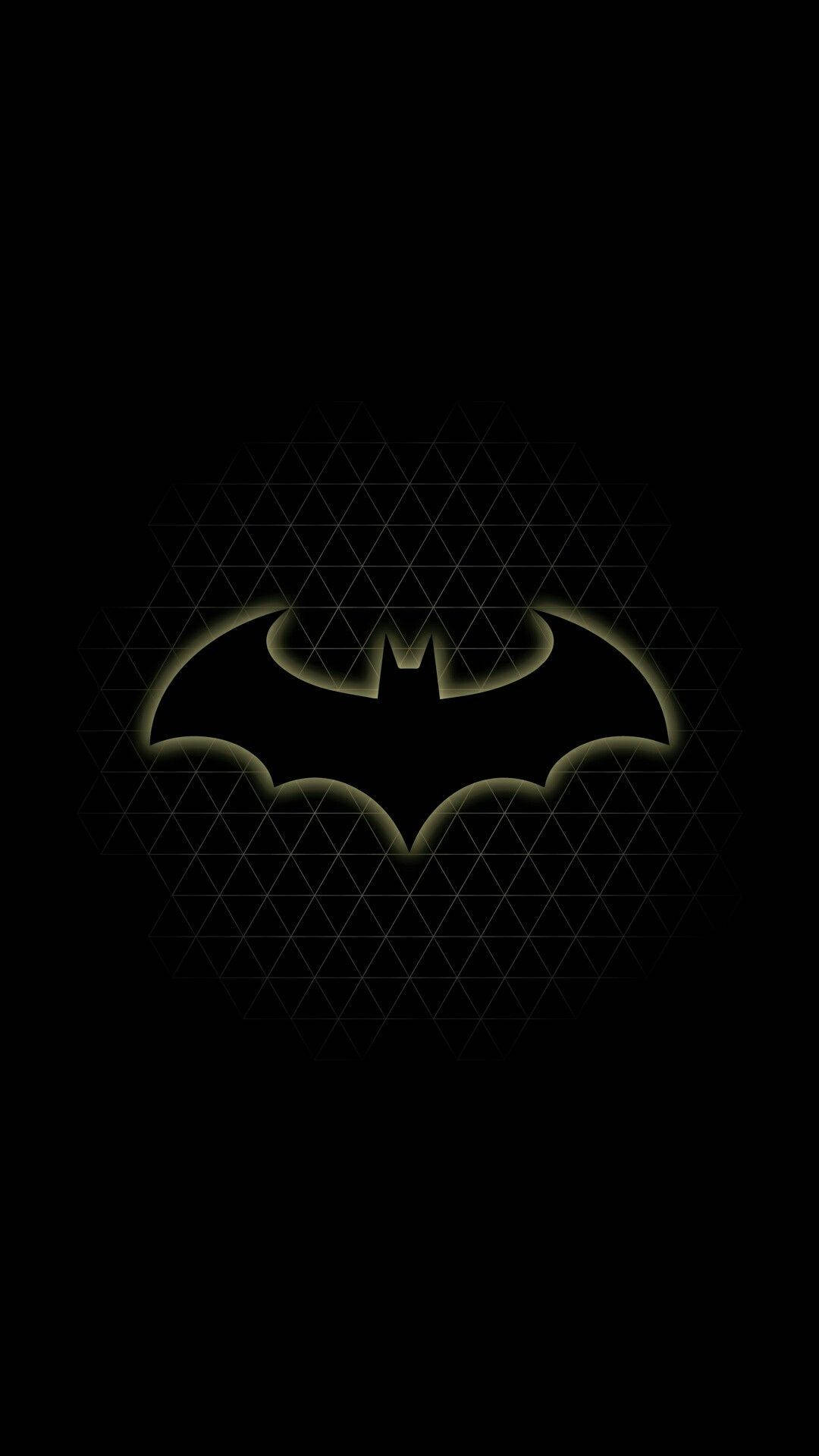 Black And Yellow Batman Dark Iphone Wallpaper