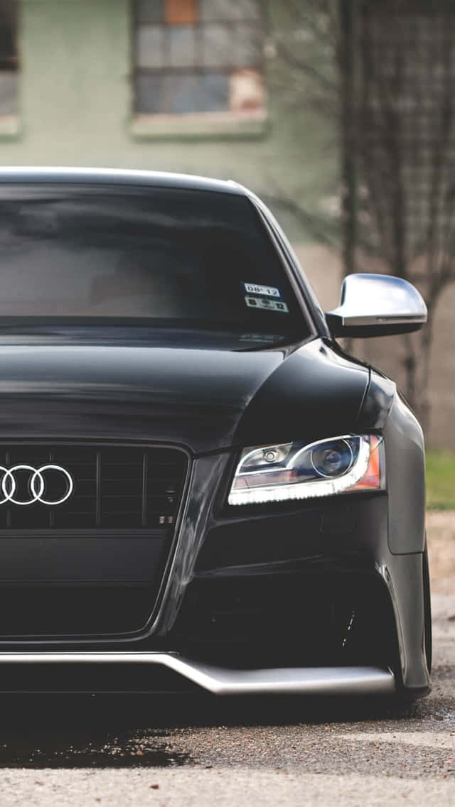 Black Audi Rs7 Front Iphone Wallpaper