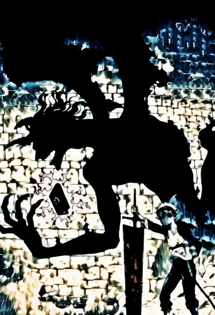 Black Clover Black Demon Iphone Wallpaper