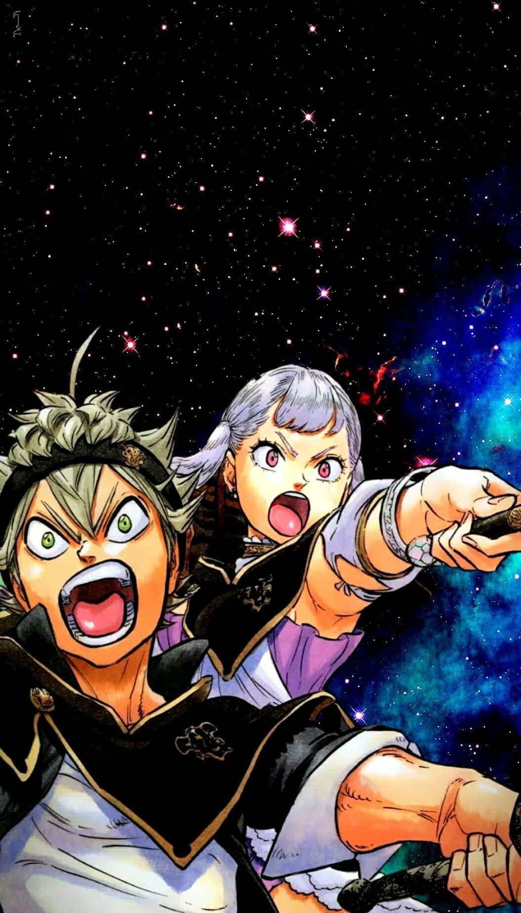 Black Clover Noelle And Asta Iphone Wallpaper