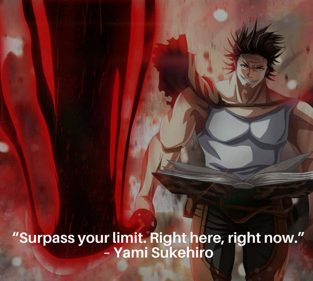 Black Clover Yami Quote Wallpaper