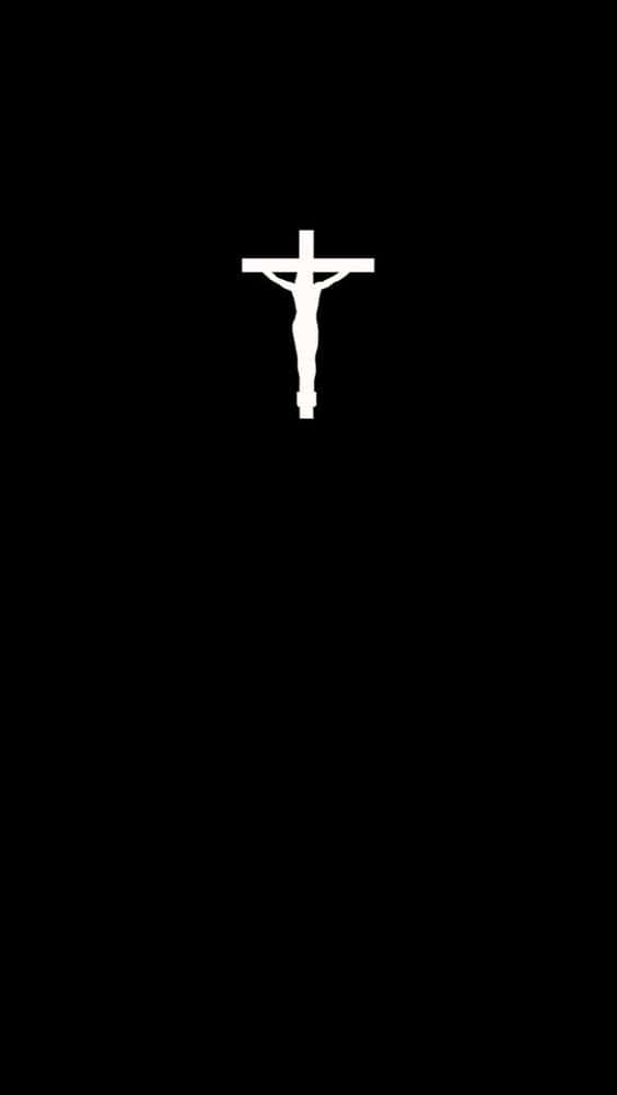 Black Cross Above Wallpaper