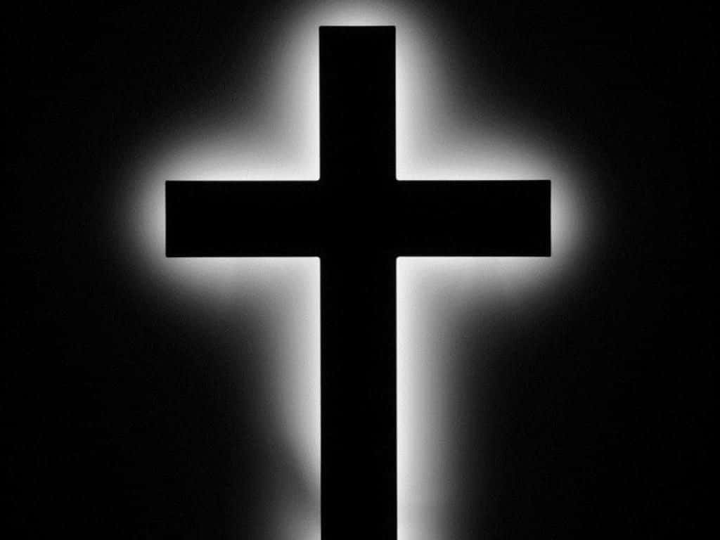 Black Cross Glowing Wallpaper