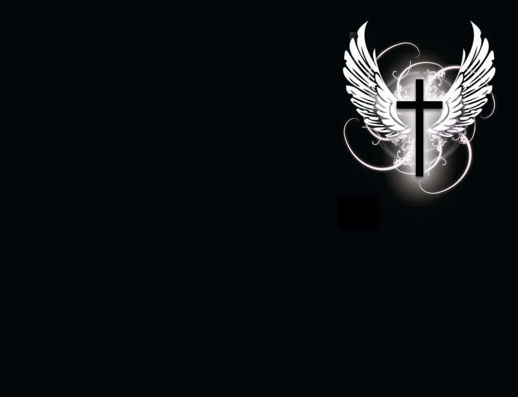 Black Cross Powerpoint Wallpaper