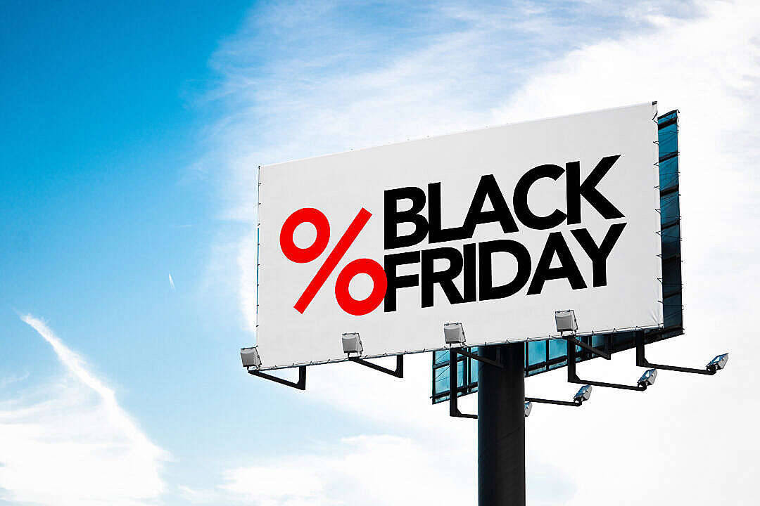Black Friday Discount Billboard Wallpaper