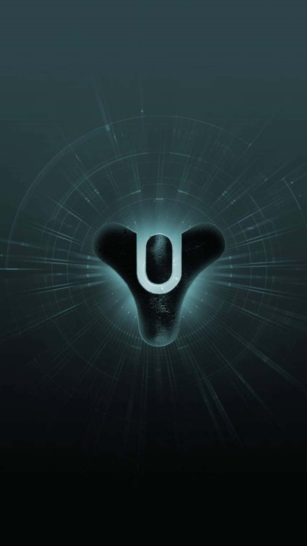 Black Green Destiny Logo Wallpaper