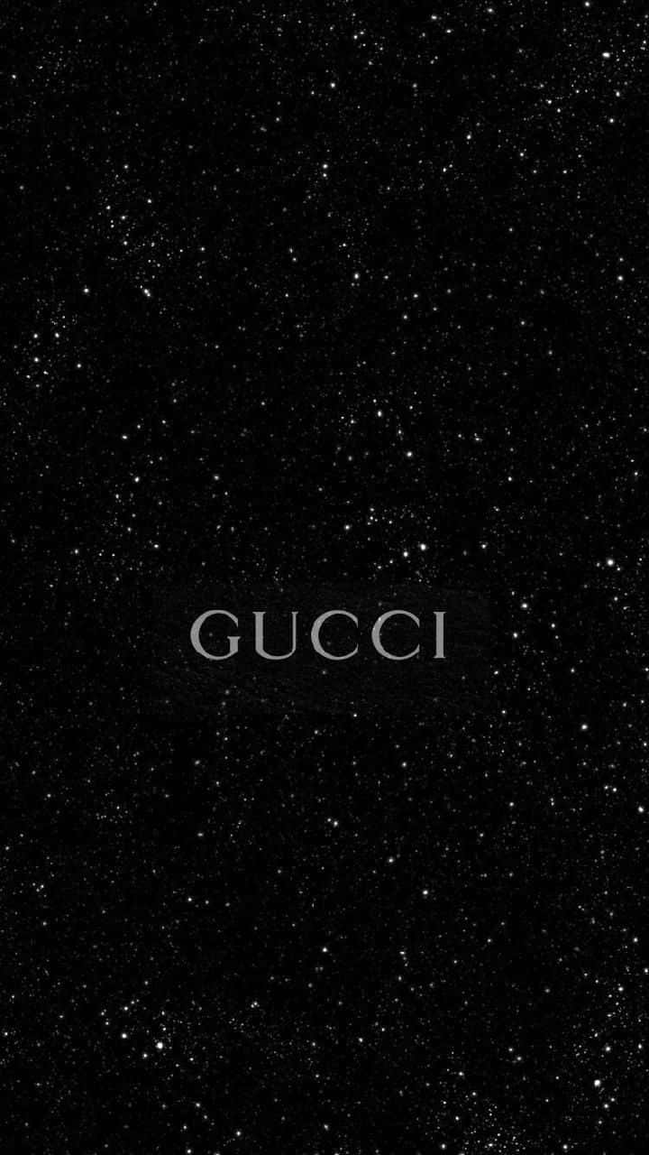 Black Minimalist Gucci Designer Aesthetic Wallpaper