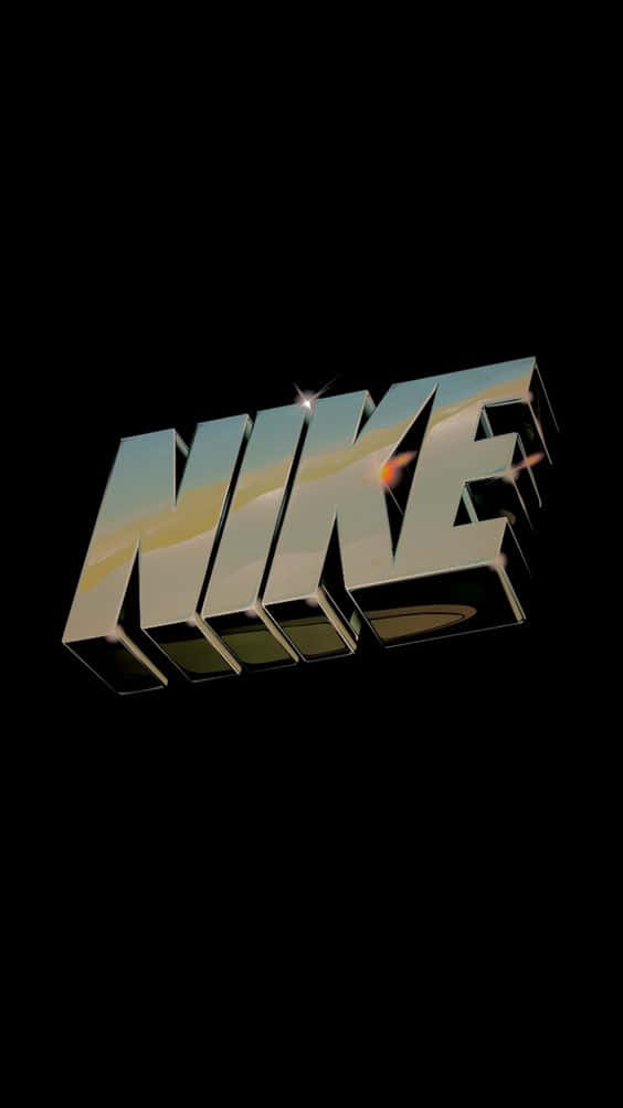 Black Nike 3d Wallpaper