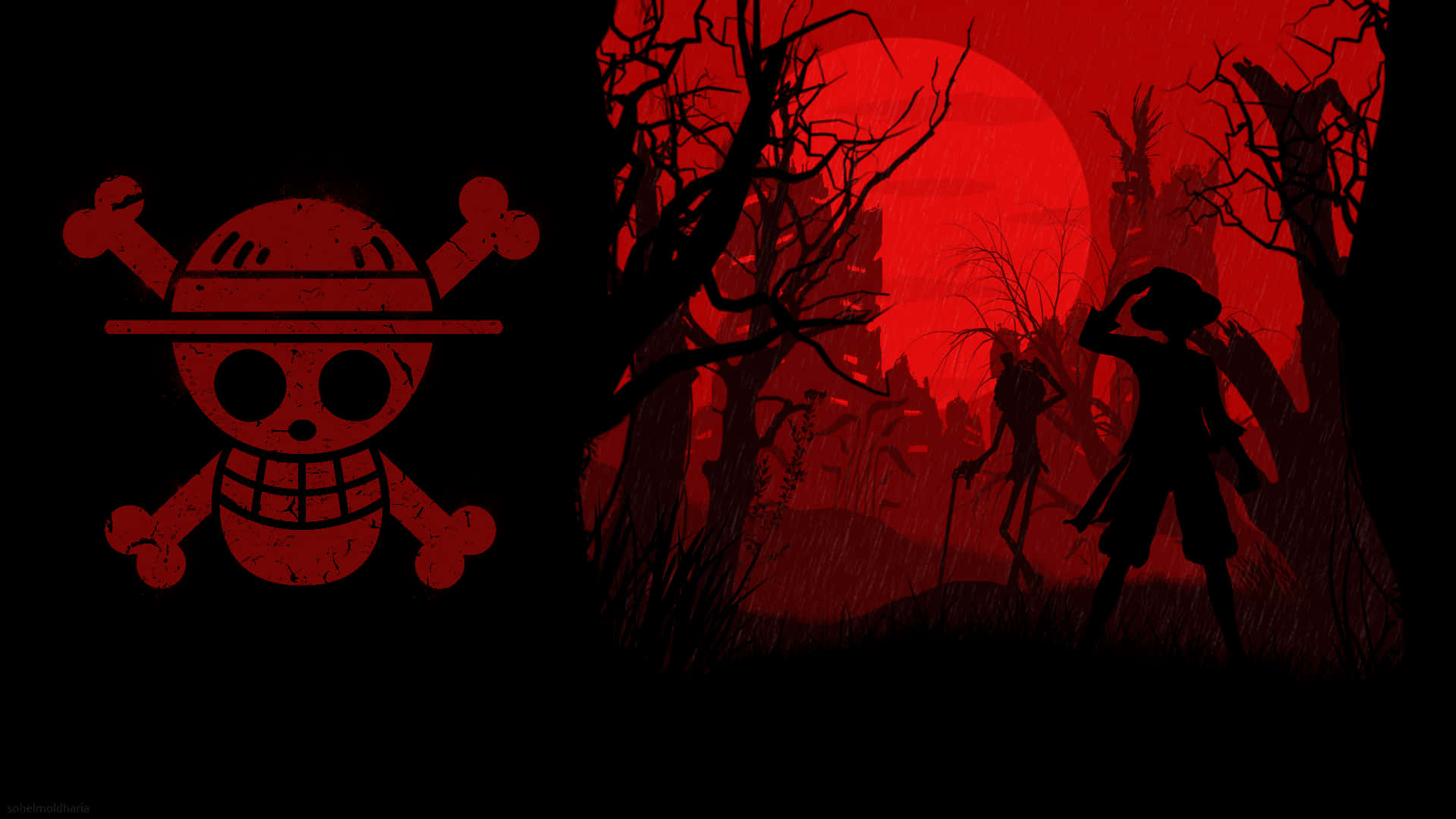 Black One Piece [wallpaper] Wallpaper