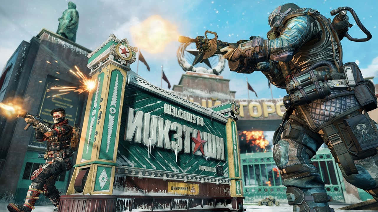 Black Ops 4: Ready Your Squad For Intense Combat Wallpaper