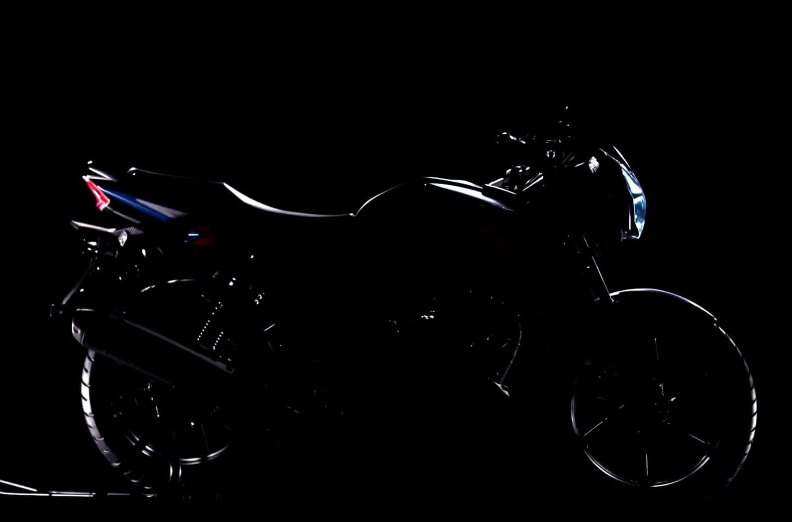 Black Silhouette Motorcycle Wallpaper