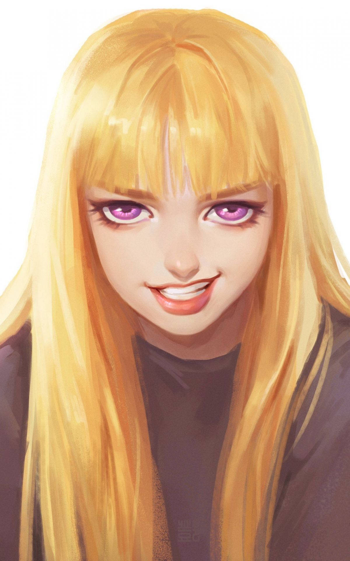 Download free Blackpink Anime Version Of Lisa Smirking Wallpaper -  MrWallpaper.com