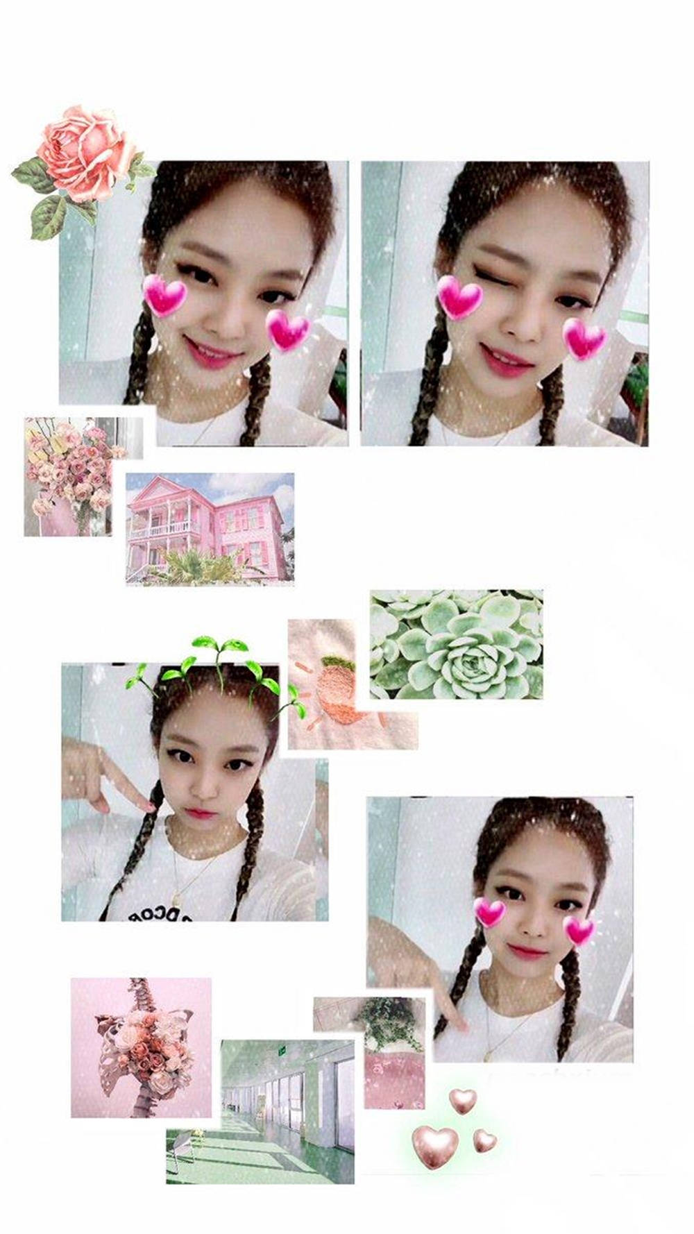 Blackpink Cute Jennie Selfie Wallpaper