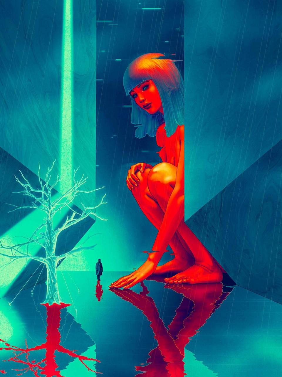 Blade Runner 2049 Vaporwave Wallpaper