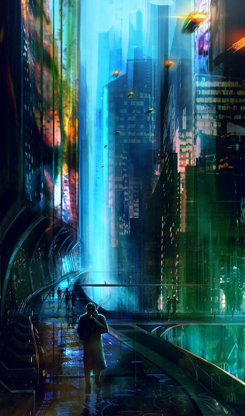 Blade Runner Futuristic City Digital Art Wallpaper