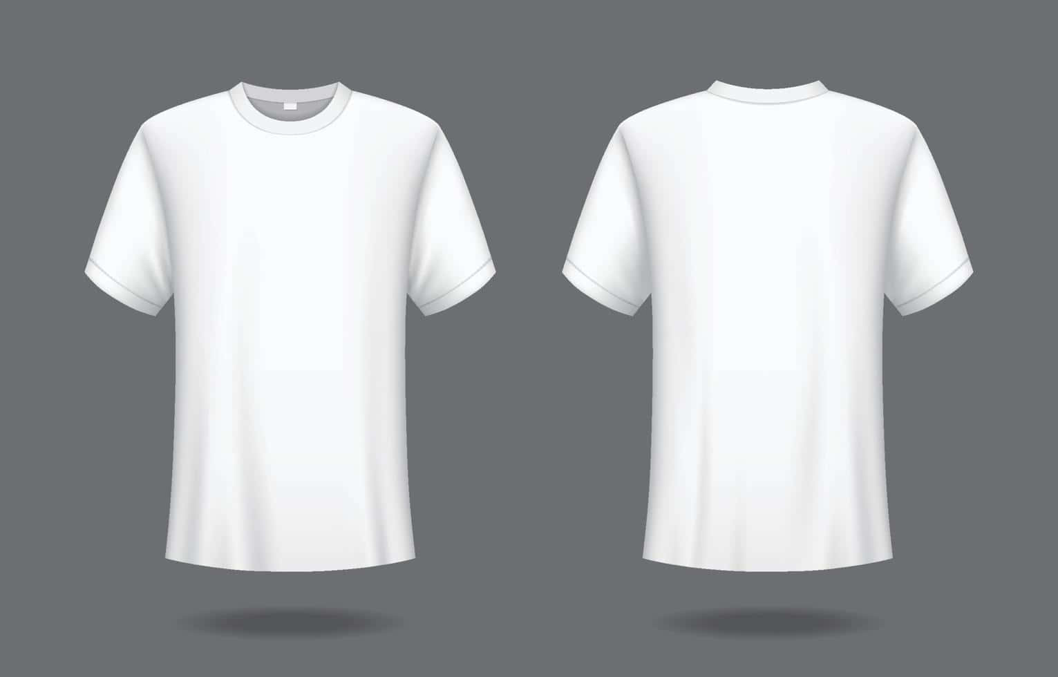 Blank T Shirt Mockup Front Back Wallpaper