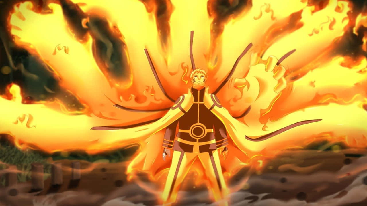 Blazing Naruto Nine Tails Wallpaper