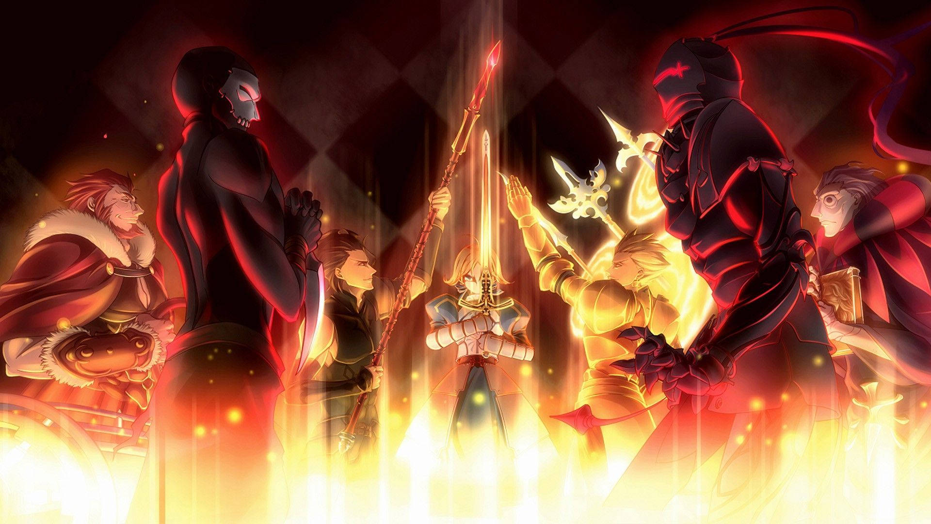 Download free Blazing Poster Of Fate Zero Wallpaper MrWallpaper