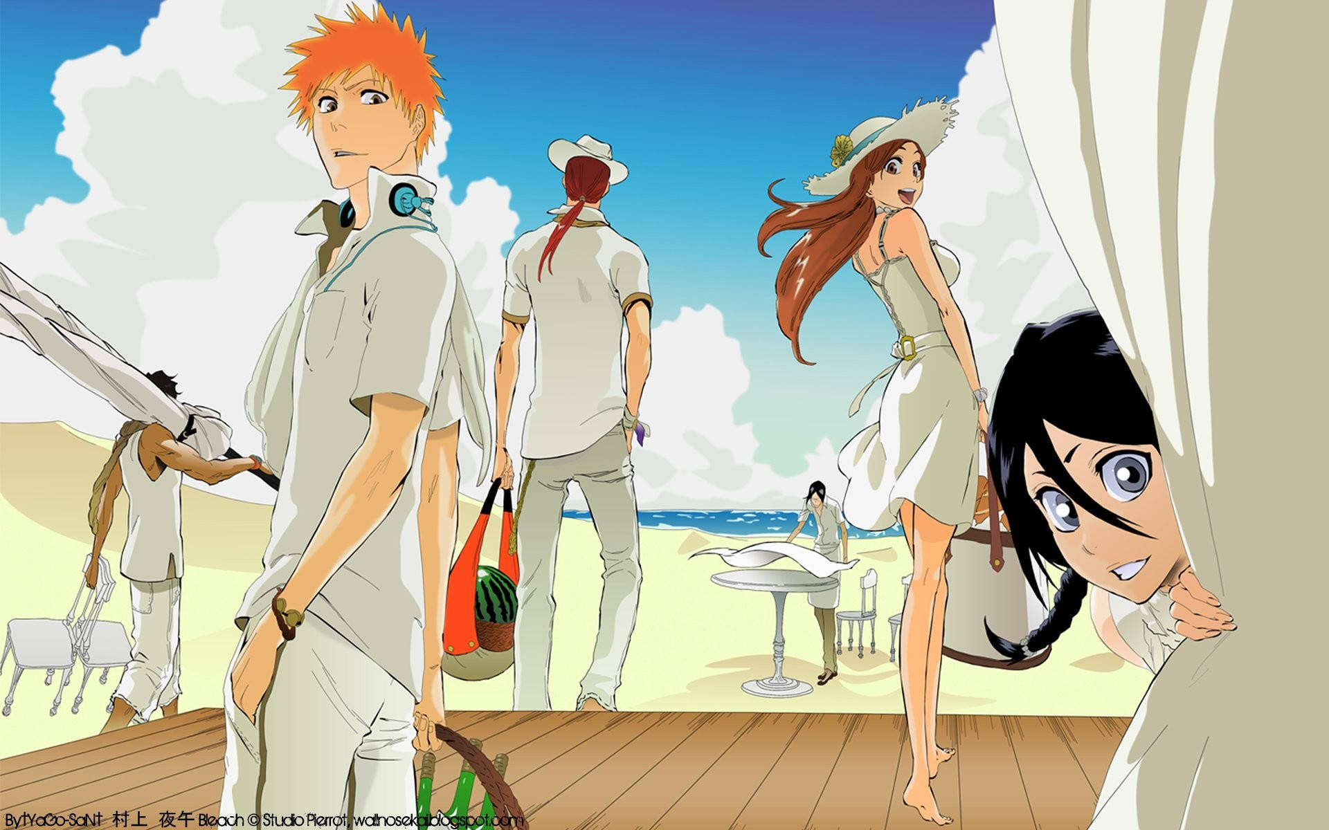 Download free Bleach Anime Casual Beach Wallpaper - MrWallpaper.com