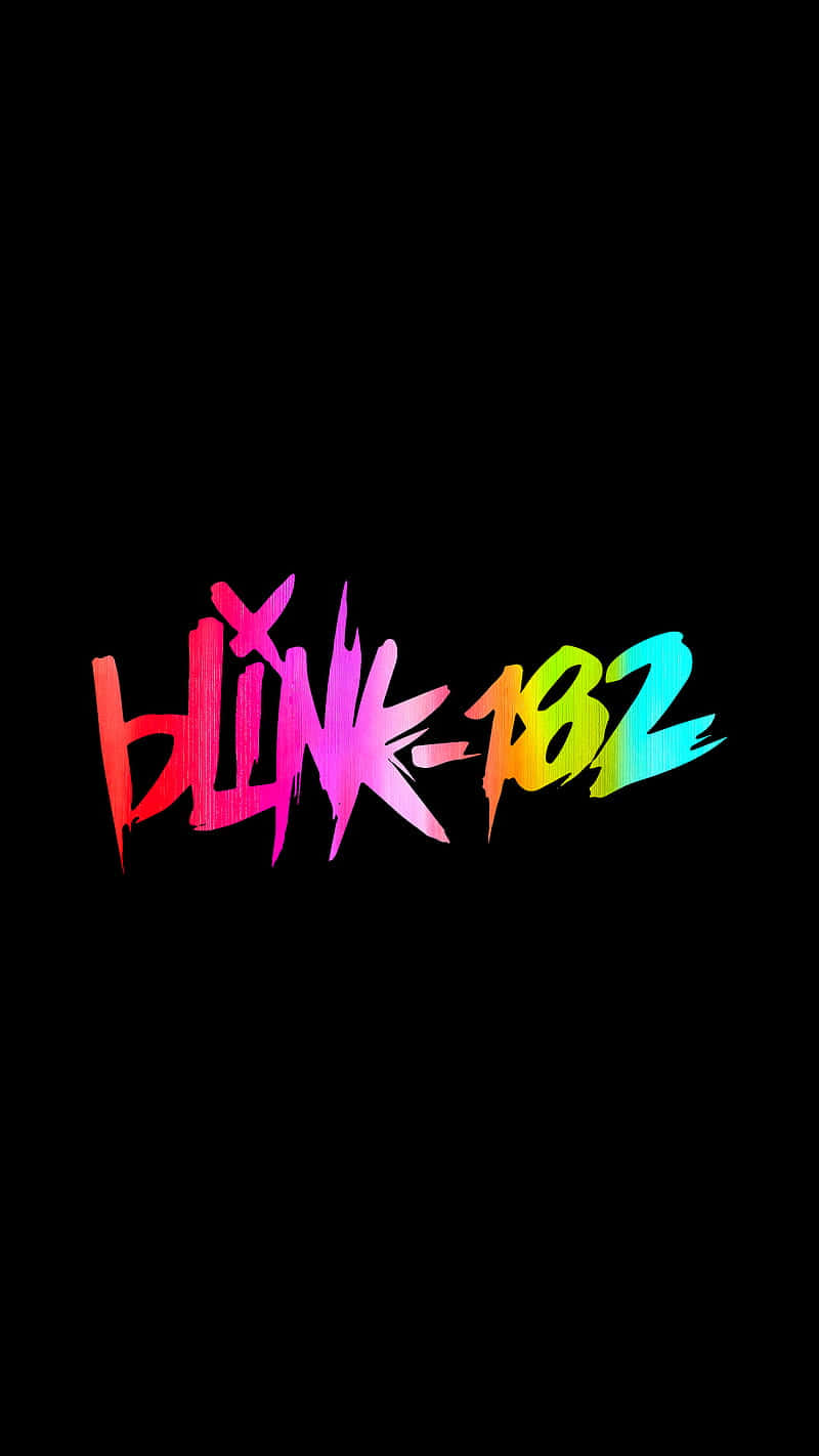 Blink182 Colorful Graffiti Logo Wallpaper