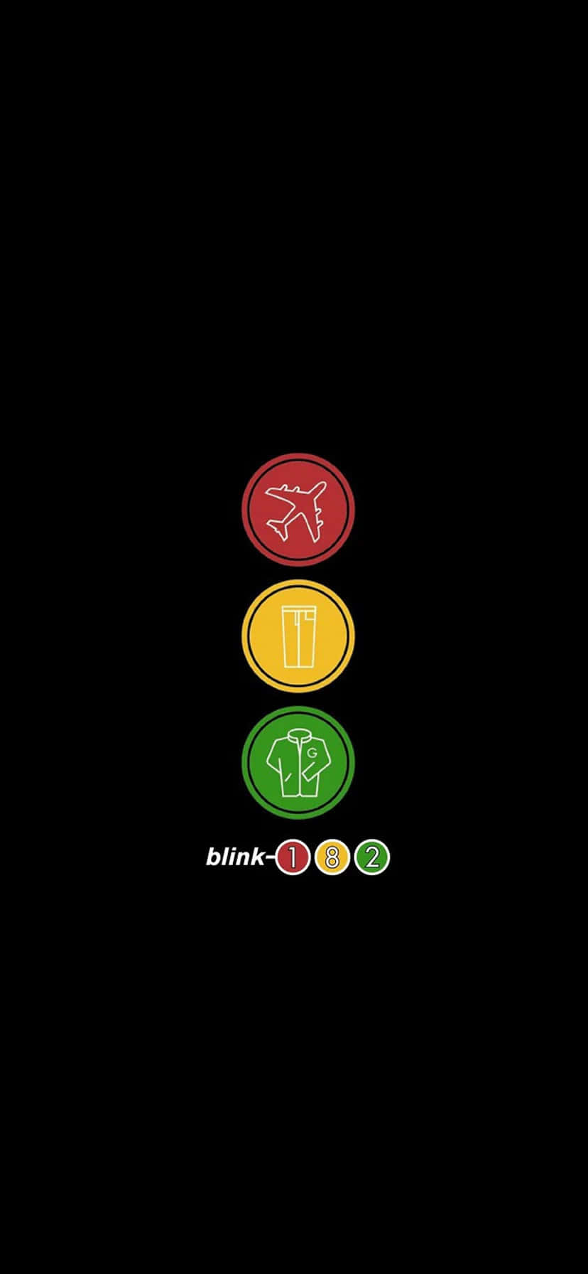 Blink182 Iconic Symbols Wallpaper Wallpaper