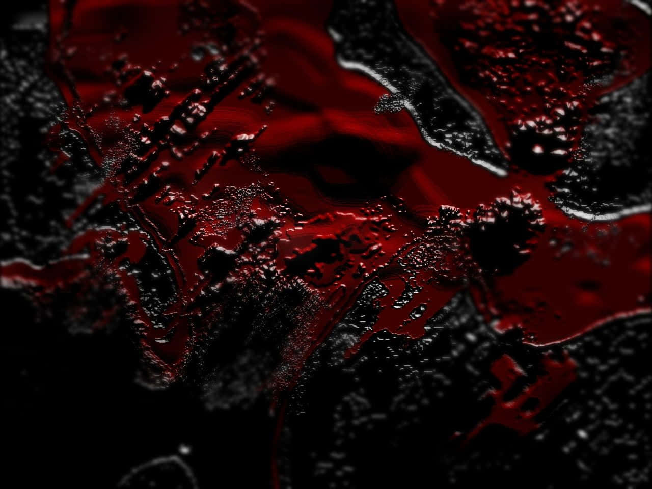 Blood Aesthetic Black Rock Wallpaper