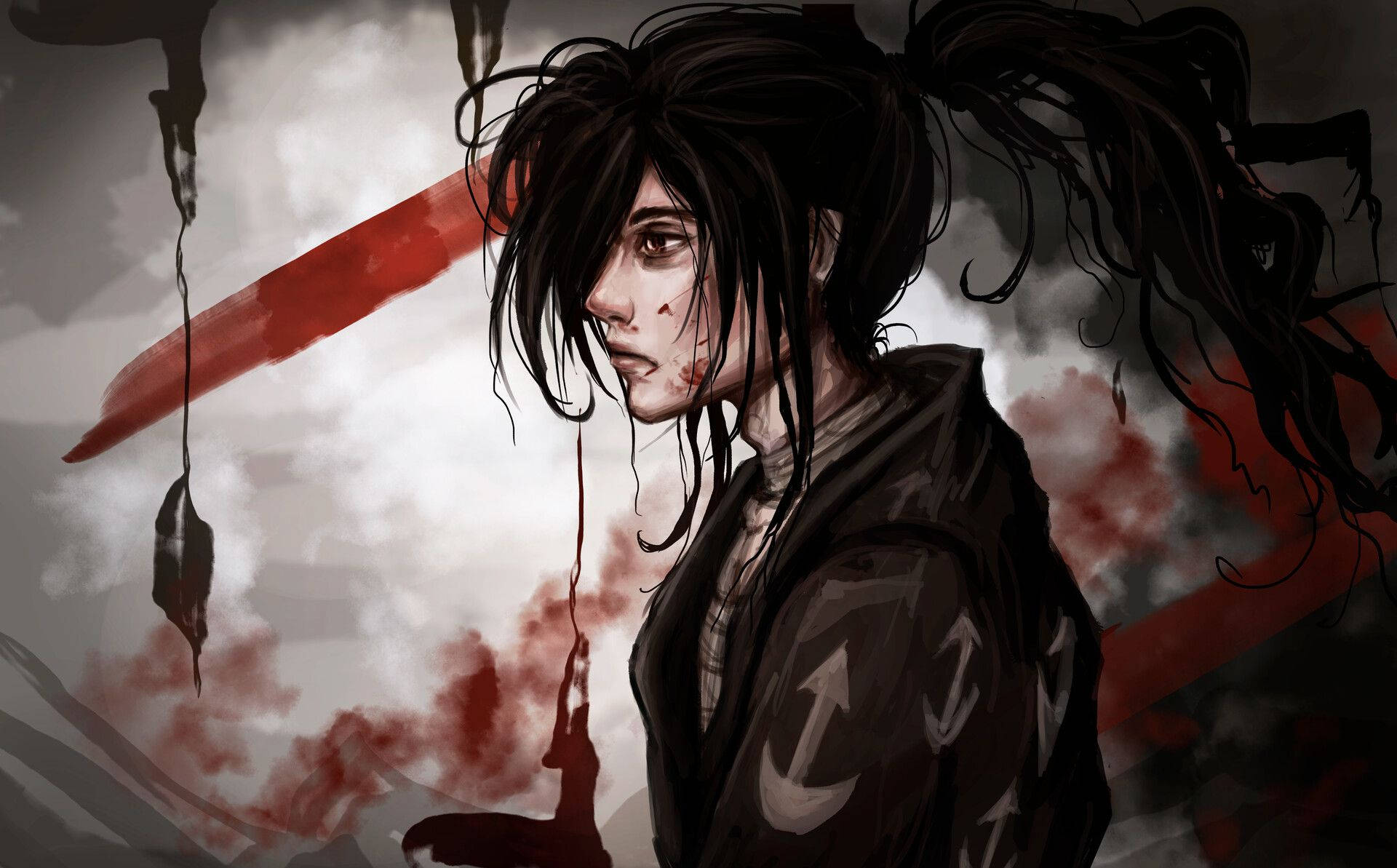 Hyakkimaru, sword, dororo, demon, samurai, anime, HD phone wallpaper |  Peakpx