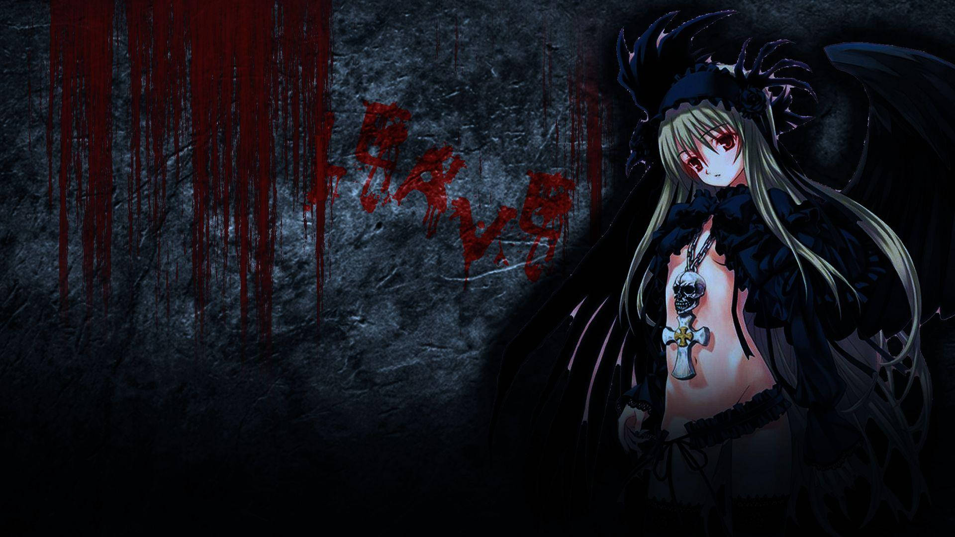 Download free Bloody Ecchi Anime Girl Wallpaper - MrWallpaper.com