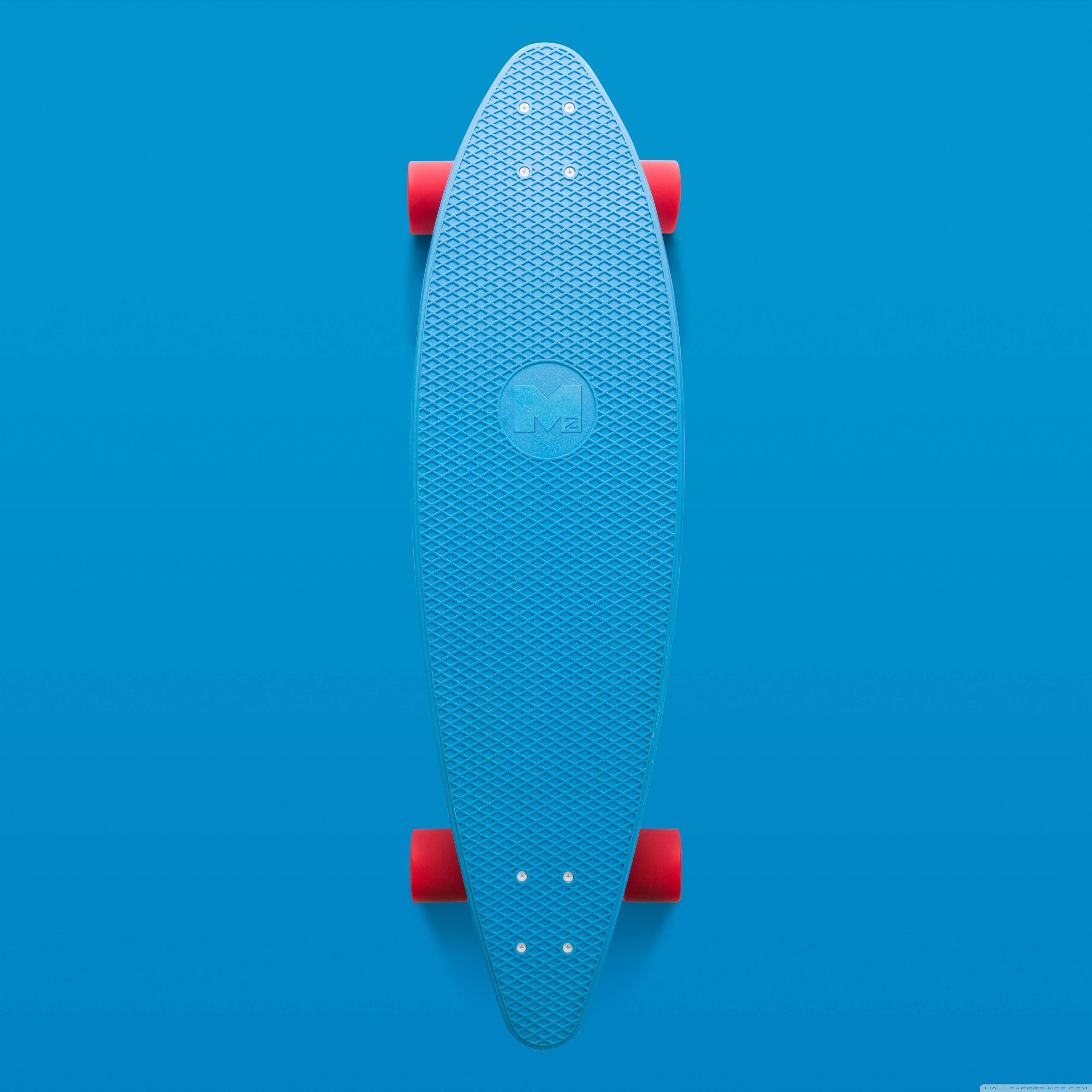 Blue Aesthetic Skateboard Wallpaper