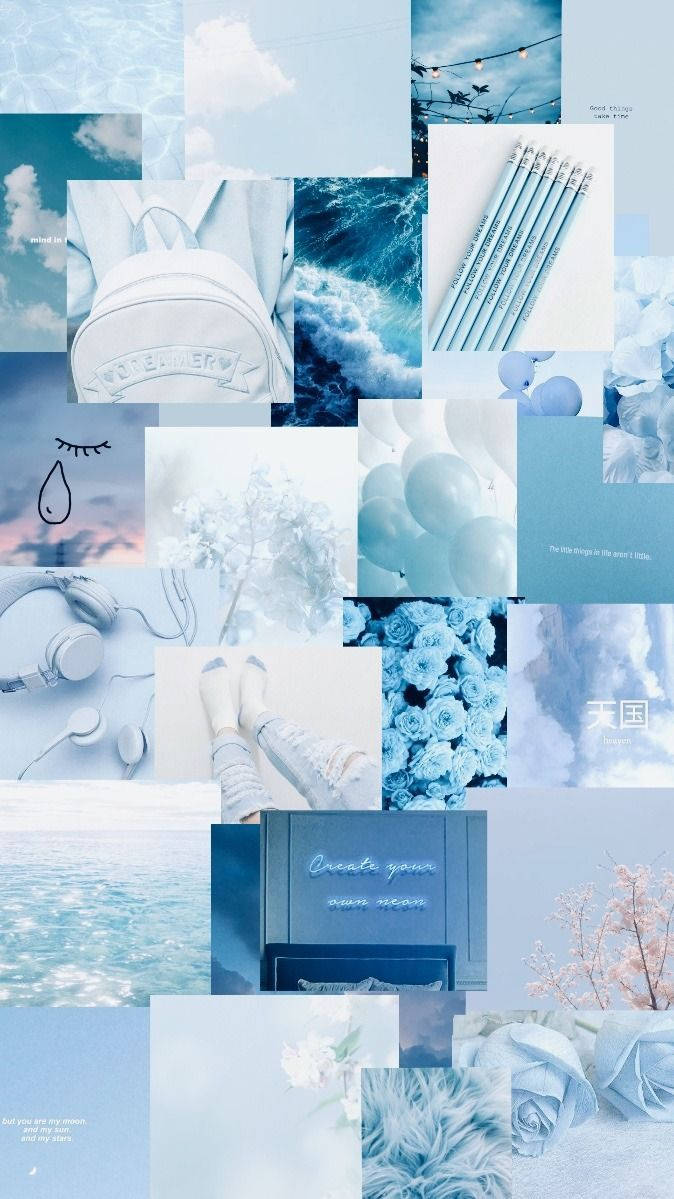 Blue Aesthetic Vibe Wallpaper
