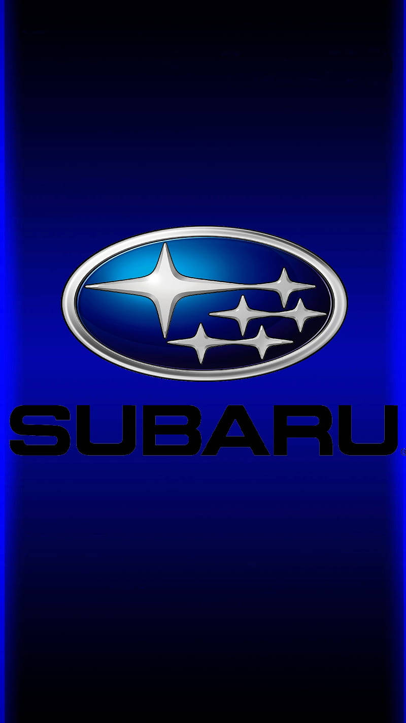 Blue And Black Subaru Logo Wallpaper