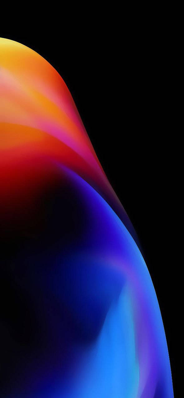 Blue And Red Fluid Original Iphone 7 Wallpaper