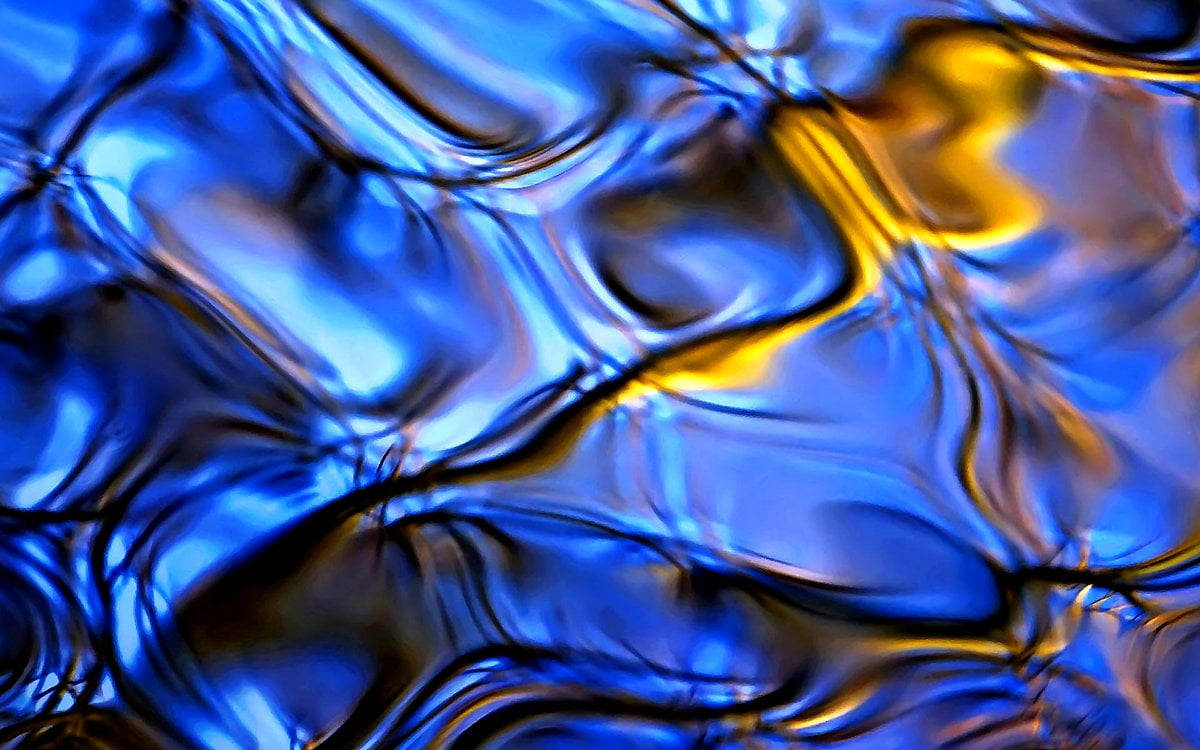 Blue Art Water Wallpaper