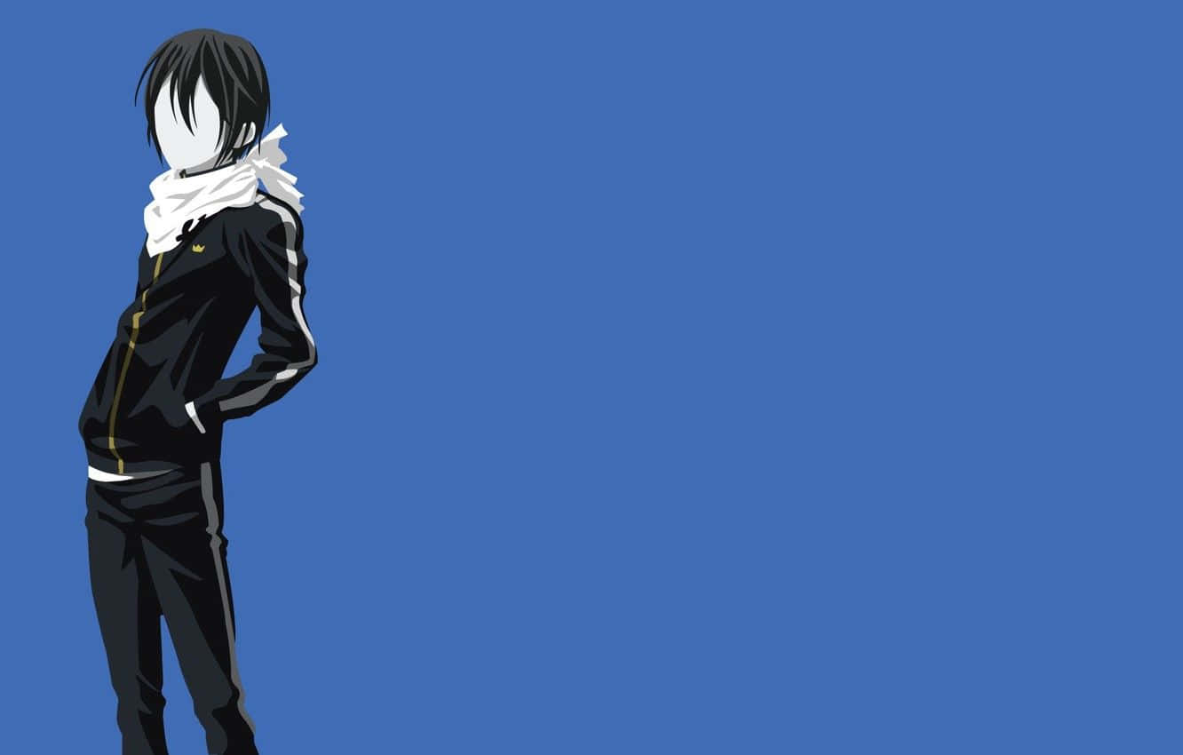 Blue Boy Yato All-black Wallpaper