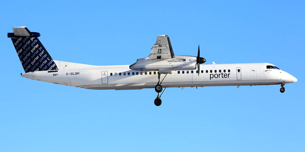 Blue E195-e2 Porter Airlines Wallpaper