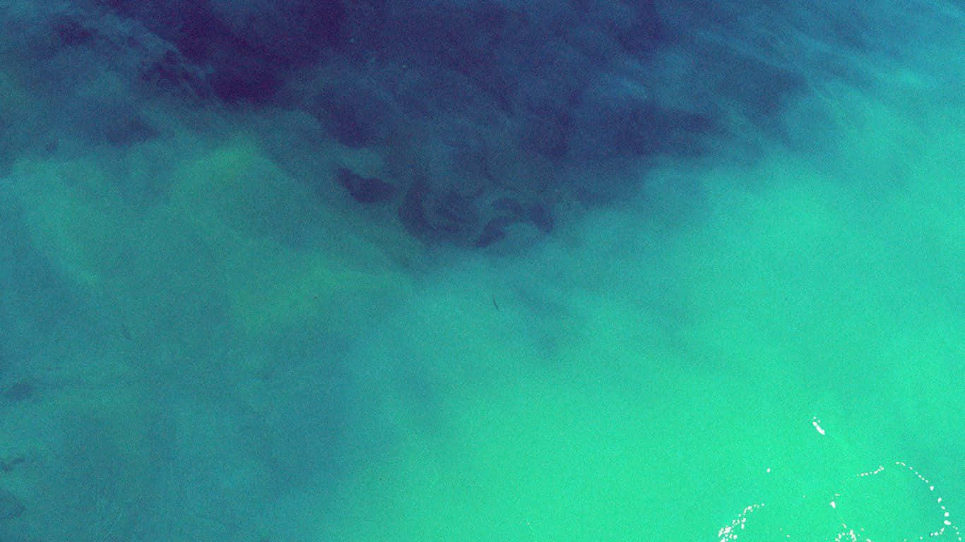 Blue Green Aesthetic Light To Dark Tones Wallpaper